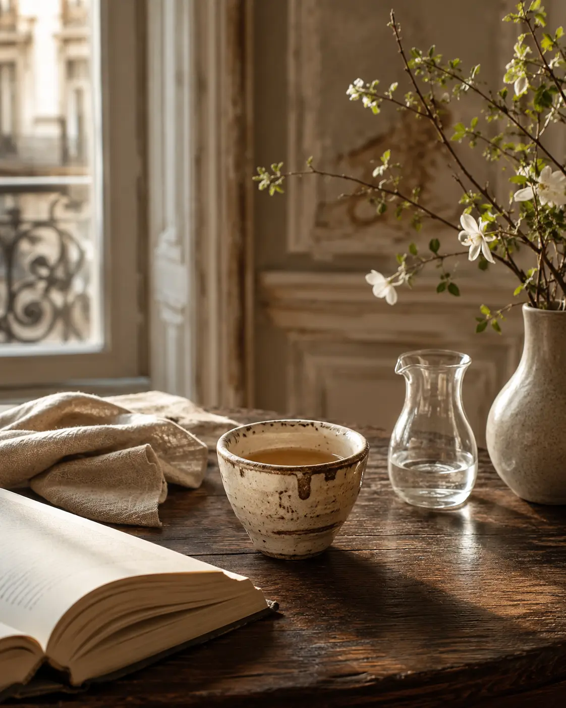Ruhiges europäisches Reise- und Lifestyle-Editorial